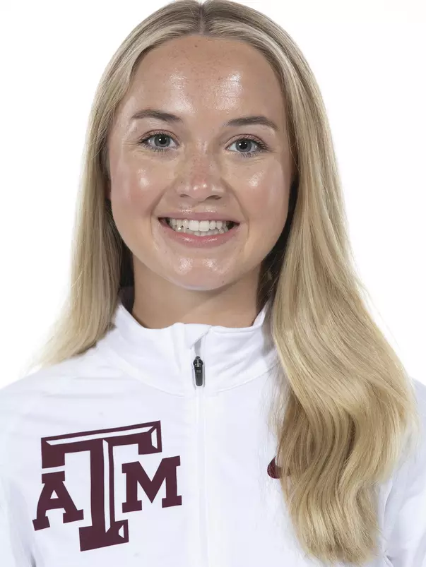 COLLEGE STATION, TX - August 20, 2021 - Emily Chastain of the Texas A&M Aggies during Texas A&M Aggies Cross Country Headshot day at The Studio in Kyle Field in College Station, TX. Photo By Aiden Shertzer/Texas A&M Athletics