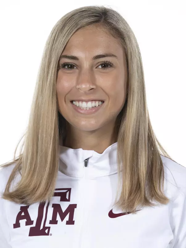 COLLEGE STATION, TX - August 20, 2021 - Emma Ellis of the Texas A&M Aggies during Texas A&M Aggies Cross Country Headshot day at The Studio in Kyle Field in College Station, TX. Photo By Aiden Shertzer/Texas A&M Athletics