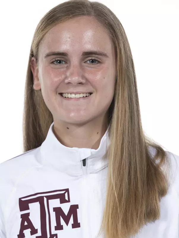 COLLEGE STATION, TX - August 20, 2021 - Katelyn Buckley of the Texas A&M Aggies during Texas A&M Aggies Cross Country Headshot day at The Studio in Kyle Field in College Station, TX. Photo By Aiden Shertzer/Texas A&M Athletics