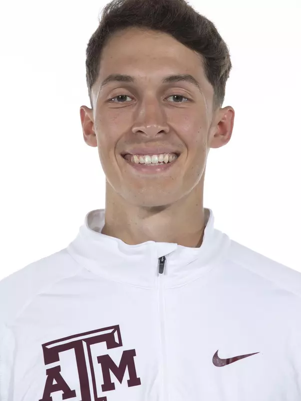 COLLEGE STATION, TX - August 20, 2021 - Harrison Tillman of the Texas A&M Aggies during Texas A&M Aggies Cross Country Headshot day at The Studio in Kyle Field in College Station, TX. Photo By Aiden Shertzer/Texas A&M Athletics