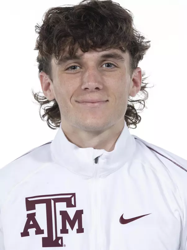 COLLEGE STATION, TX - August 20, 2021 - Cooper Cawthra of the Texas A&M Aggies during Texas A&M Aggies Cross Country Headshot day at The Studio in Kyle Field in College Station, TX. Photo By Aiden Shertzer/Texas A&M Athletics