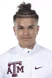 COLLEGE STATION, TX - August 20, 2021 - David Serrato of the Texas A&M Aggies during Texas A&M Aggies Cross Country Headshot day at The Studio in Kyle Field in College Station, TX. Photo By Aiden Shertzer/Texas A&M Athletics