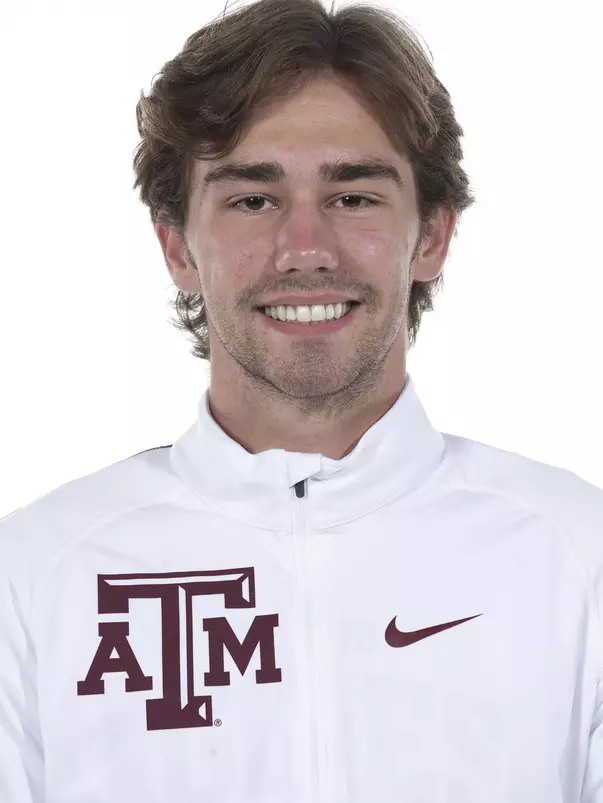 COLLEGE STATION, TX - August 20, 2021 - Bobby Holt of the Texas A&M Aggies during Texas A&M Aggies Cross Country Headshot day at The Studio in Kyle Field in College Station, TX. Photo By Aiden Shertzer/Texas A&M Athletics