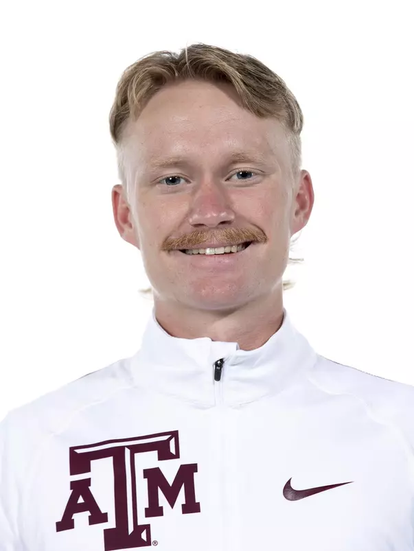 COLLEGE STATION, TX - August 20, 2021 - Brady Grant of the Texas A&M Aggies during Texas A&M Aggies Cross Country Headshot day at The Studio in Kyle Field in College Station, TX. Photo By Aiden Shertzer/Texas A&M Athletics
