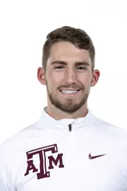 COLLEGE STATION, TX - August 20, 2021 - Wes McPhail of the Texas A&M Aggies during Texas A&M Aggies Cross Country Headshot day at The Studio in Kyle Field in College Station, TX. Photo By Aiden Shertzer/Texas A&M Athletics
