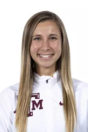 COLLEGE STATION, TX - August 20, 2021 - Grace Plain of the Texas A&M Aggies during Texas A&M Aggies Cross Country Headshot day at The Studio in Kyle Field in College Station, TX. Photo By Aiden Shertzer/Texas A&M Athletics