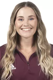 COLLEGE STATION, TX - August 26, 2021 - Brooke Tyree of the Texas A&M Aggies during Texas A&M Golf Headshots at The Studio in Kyle Field in College Station, TX. Photo By Brendall O'Banon/Texas A&M Athletics