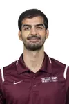 COLLEGE STATION, TX - February 02, 2022 - Track and Field Volunteer Assistant Mohammed Nourani during Headshot in College Station, TX. Photo By Kate Luffman/Texas A&M Athletics