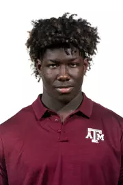COLLEGE STATION, TX - January 18, 2022 - Anthony Lucas during Football Headshots in College Station, TX. Photo By Kate Luffman/Texas A&M Athletics