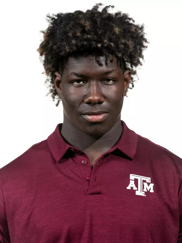 COLLEGE STATION, TX - January 18, 2022 - Anthony Lucas during Football Headshots in College Station, TX. Photo By Kate Luffman/Texas A&M Athletics