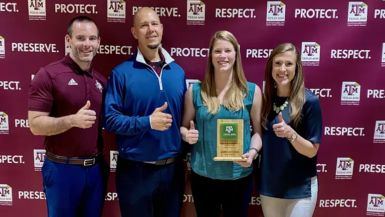 Athletics Among Campus Sustainability Champions Award Recipients for Second Year in a Row