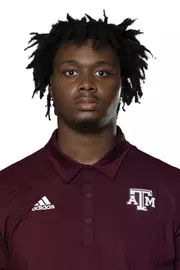 COLLEGE STATION, TX - MARCH 10, 2021 - Marcus Burris during football rookie headshots in College Station, TX. Photo By Craig Bisacre/Texas A&M Athletics