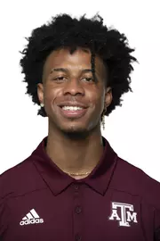 COLLEGE STATION, TX - APRIL 13, 2021 - during Football headshots in College Station, TX. Photo By Craig Bisacre/Texas A&M Athletics