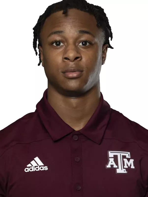 COLLEGE STATION, TX - MARCH 10, 2021 - Tyreek Chappell during football rookie headshots in College Station, TX. Photo By Craig Bisacre/Texas A&M Athletics