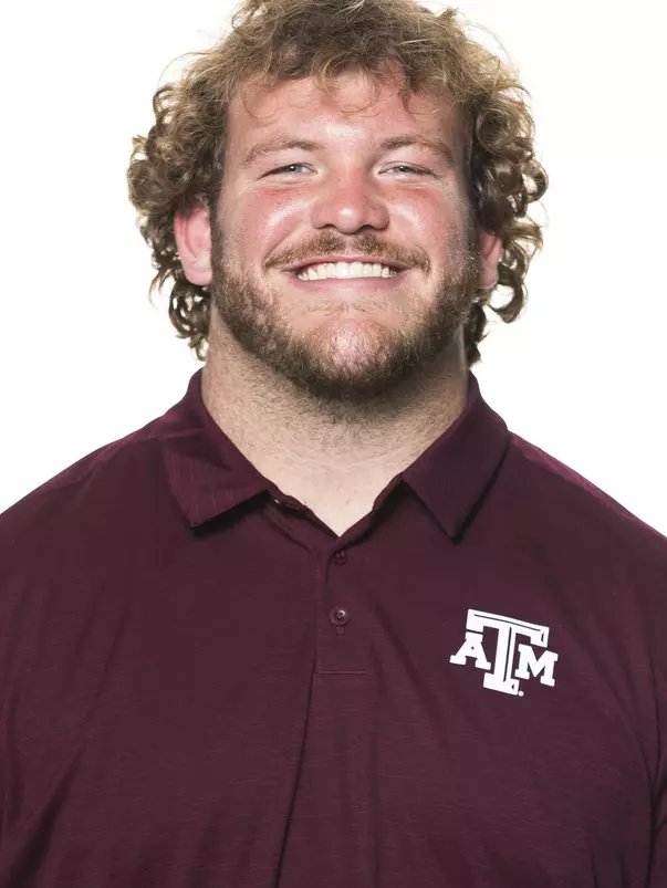 COLLEGE STATION, TX - June 02, 2022 - Bryce Foster during football headshots in College Station, TX. Photo By Brendall O'Banon/Texas A&M Athletics