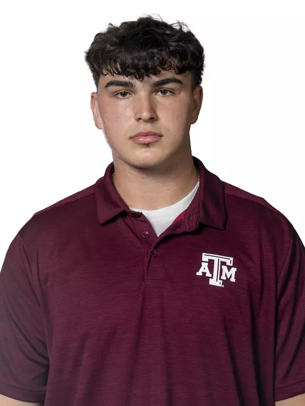 COLLEGE STATION, TX - September 02, 2021 - Tight end Fernando Garza #82 of the Texas A&M Aggies during Football Headshots in College Station, TX. Photo By Kate Luffman/Texas A&M Athletics