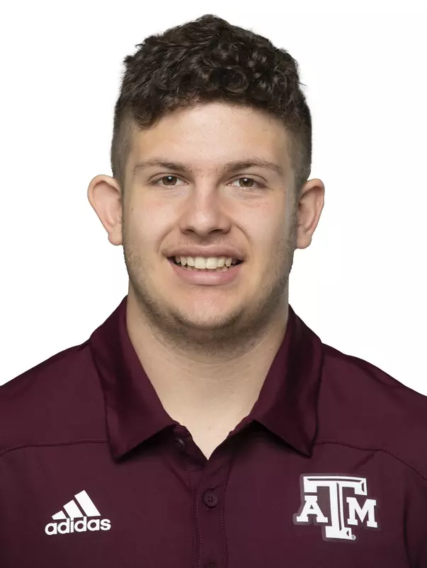 COLLEGE STATION, TX - APRIL 13, 2021 - during Football headshots in College Station, TX. Photo By Craig Bisacre/Texas A&M Athletics