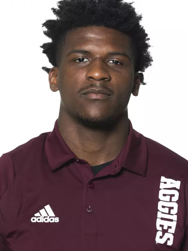 COLLEGE STATION, TX - June 02, 2022 - Martrell Harris during football headshots in College Station, TX. Photo By Brendall O'Banon/Texas A&M Athletics
