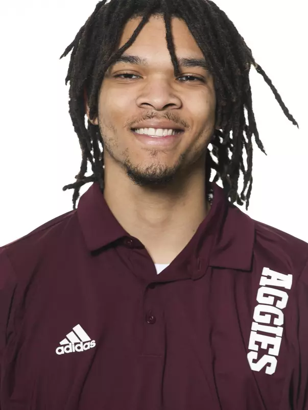 COLLEGE STATION, TX - June 02, 2022 - Kenyon Jackson during football headshots in College Station, TX. Photo By Brendall O'Banon/Texas A&M Athletics