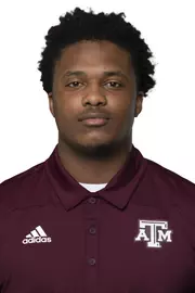 COLLEGE STATION, TX - APRIL 13, 2021 - during Football headshots in College Station, TX. Photo By Craig Bisacre/Texas A&M Athletics