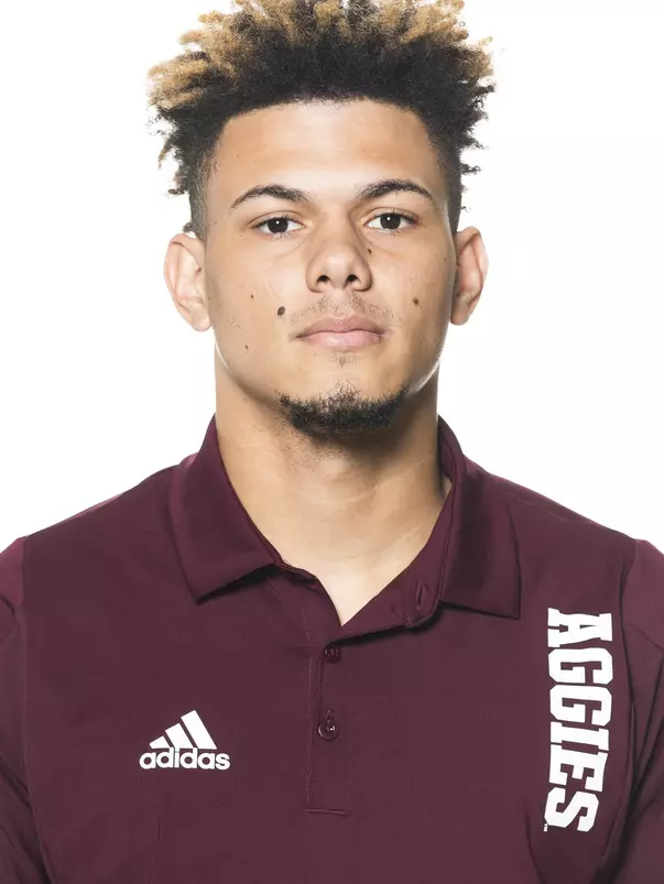 COLLEGE STATION, TX - June 02, 2022 - Jarred Kerr during football headshots in College Station, TX. Photo By Brendall O'Banon/Texas A&M Athletics