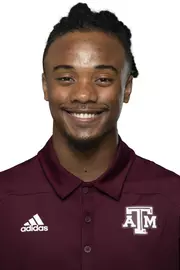 COLLEGE STATION, TX - APRIL 13, 2021 - during Football headshots in College Station, TX. Photo By Craig Bisacre/Texas A&M Athletics