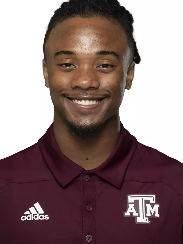 COLLEGE STATION, TX - APRIL 13, 2021 - during Football headshots in College Station, TX. Photo By Craig Bisacre/Texas A&M Athletics