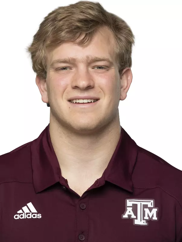 COLLEGE STATION, TX - APRIL 13, 2021 - during Football headshots in College Station, TX. Photo By Craig Bisacre/Texas A&M Athletics