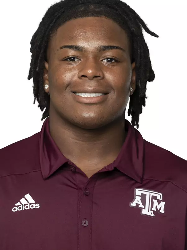 COLLEGE STATION, TX - APRIL 13, 2021 - during Football headshots in College Station, TX. Photo By Craig Bisacre/Texas A&M Athletics