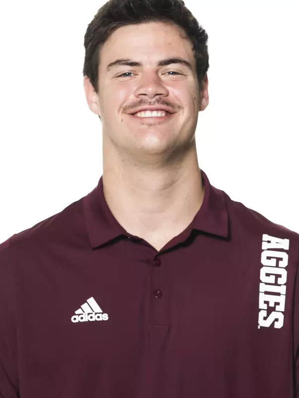COLLEGE STATION, TX - June 02, 2022 - Cody Polk during football headshots in College Station, TX. Photo By Brendall O'Banon/Texas A&M Athletics