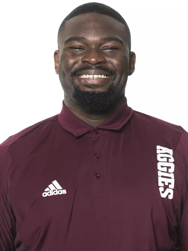 COLLEGE STATION, TX - June 02, 2022 - Albert Regis during football headshots in College Station, TX. Photo By Brendall O'Banon/Texas A&M Athletics