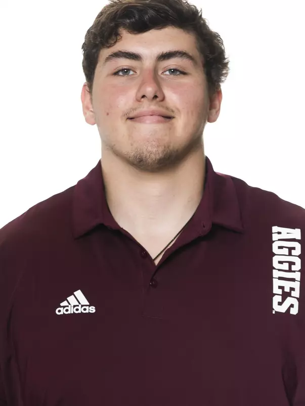 COLLEGE STATION, TX - June 02, 2022 - Johnny Sabra during football headshots in College Station, TX. Photo By Brendall O'Banon/Texas A&M Athletics