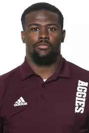 COLLEGE STATION, TX - June 02, 2022 - Charles Shelling during football headshots in College Station, TX. Photo By Brendall O'Banon/Texas A&M Athletics