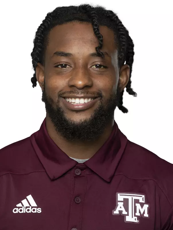COLLEGE STATION, TX - APRIL 13, 2021 - during Football headshots in College Station, TX. Photo By Craig Bisacre/Texas A&M Athletics