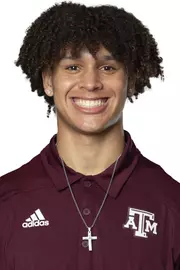 COLLEGE STATION, TX - MARCH 10, 2021 - Eli Stowers during football rookie headshots in College Station, TX. Photo By Craig Bisacre/Texas A&M Athletics