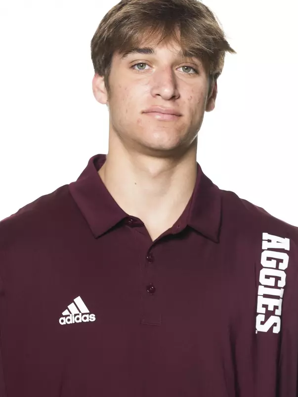 COLLEGE STATION, TX - June 02, 2022 - Pierce Turner during football headshots in College Station, TX. Photo By Brendall O'Banon/Texas A&M Athletics