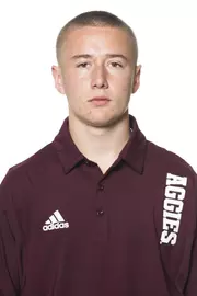 COLLEGE STATION, TX - June 02, 2022 - Hunter Vivaldi during football headshots in College Station, TX. Photo By Brendall O'Banon/Texas A&M Athletics