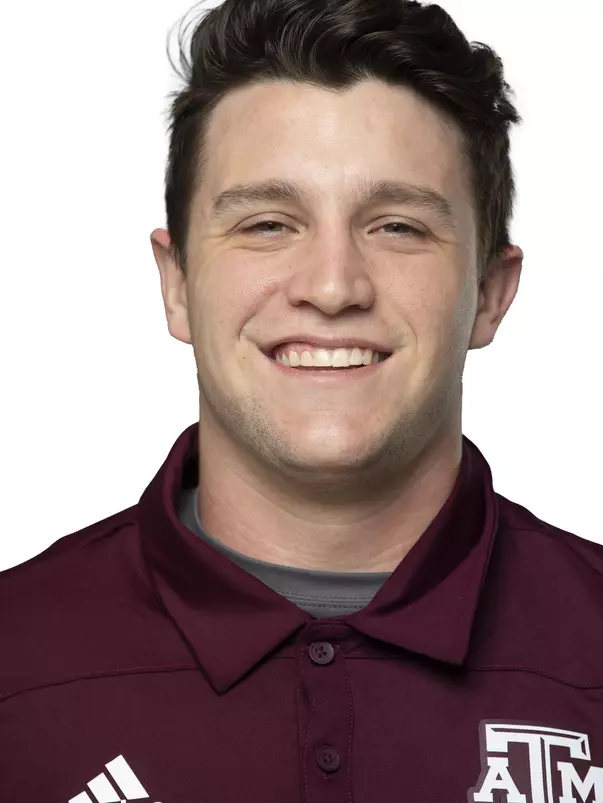 COLLEGE STATION, TX - APRIL 13, 2021 - Alex Zettler during Football headshots in College Station, TX. Photo By Craig Bisacre/Texas A&M Athletics