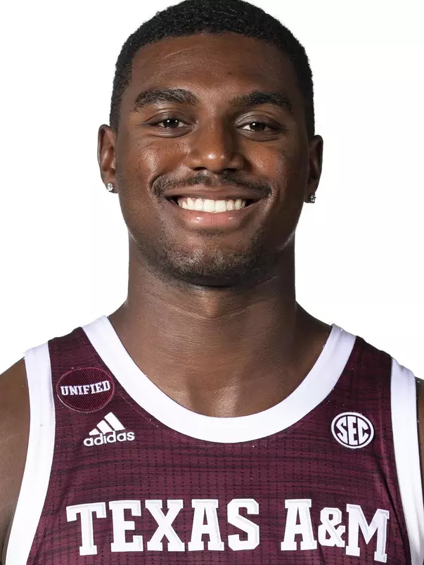 COLLEGE STATION, TX - July 20, 2022 - Henry Coleman III during Texas A&M Aggies Men's Basketball photo day in College Station, TX. Photo By Craig Bisacre/Texas A&M Athletics