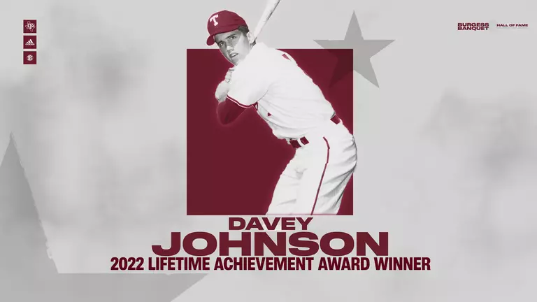 Baseball Legend Davey Johnson Named Texas A&M’s 2022 Lifetime Achievement Award Winner