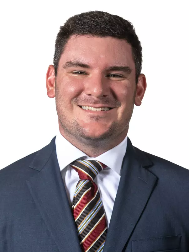 COLLEGE STATION, TX - July 20, 2022 - Luke Hillin staff headshot in College Station, TX. Photo By Craig Bisacre/Texas A&M Athletics