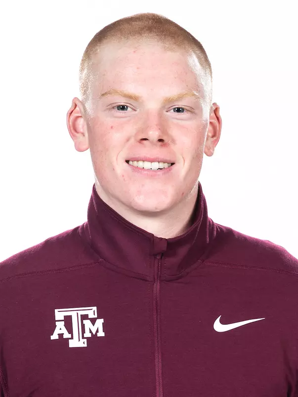 COLLEGE STATION, TX - August 18, 2022 - Liam Donohoe during Texas A&M Aggies Cross Country photo day in College Station, TX. Photo By Craig Bisacre/Texas A&M Athletics