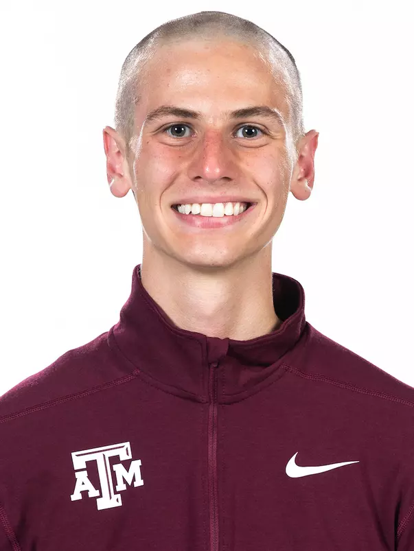 COLLEGE STATION, TX - August 18, 2022 - Kyle Easton during Texas A&M Aggies Cross Country photo day in College Station, TX. Photo By Craig Bisacre/Texas A&M Athletics