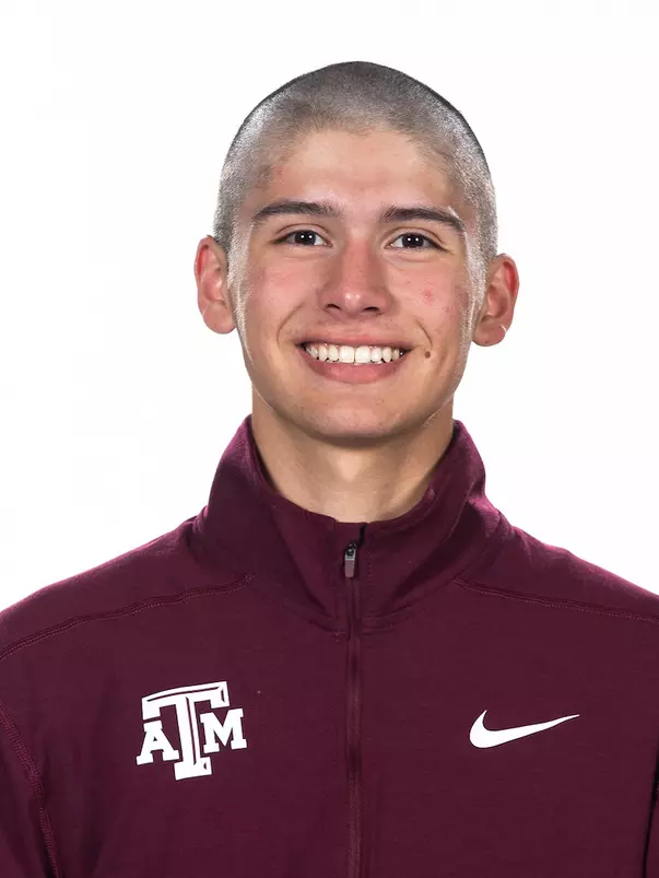 COLLEGE STATION, TX - August 18, 2022 - Diego Heredia during Texas A&M Aggies Cross Country photo day in College Station, TX. Photo By Craig Bisacre/Texas A&M Athletics