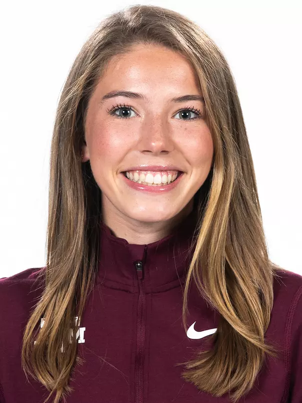 COLLEGE STATION, TX - August 18, 2022 - Amanda Hogan during Texas A&M Aggies Cross Country photo day in College Station, TX. Photo By Craig Bisacre/Texas A&M Athletics