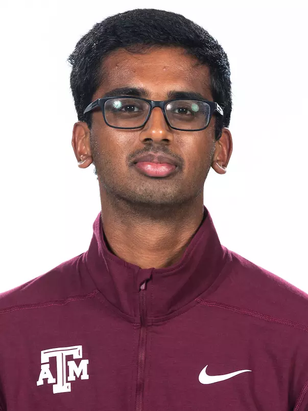 COLLEGE STATION, TX - August 18, 2022 - Siddharth Jayarman during Texas A&M Aggies Cross Country photo day in College Station, TX. Photo By Craig Bisacre/Texas A&M Athletics