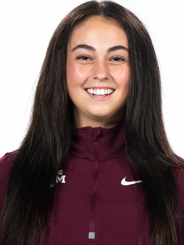 COLLEGE STATION, TX - August 18, 2022 - Taylor Mathis during Texas A&M Aggies Cross Country photo day in College Station, TX. Photo By Craig Bisacre/Texas A&M Athletics