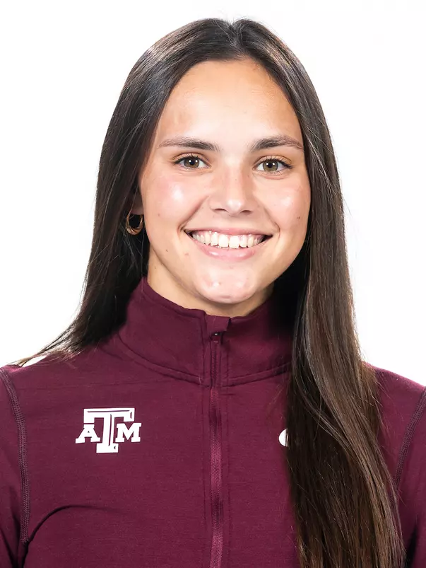 COLLEGE STATION, TX - August 18, 2022 - Mary Grace Rodriguez during Texas A&M Aggies Cross Country photo day in College Station, TX. Photo By Craig Bisacre/Texas A&M Athletics