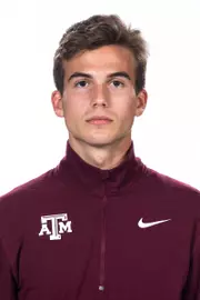 COLLEGE STATION, TX - August 18, 2022 - Francesco Romano during Texas A&M Aggies Cross Country photo day in College Station, TX. Photo By Craig Bisacre/Texas A&M Athletics