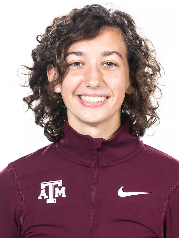 COLLEGE STATION, TX - August 18, 2022 - Sydney Waterbury during Texas A&M Aggies Cross Country photo day in College Station, TX. Photo By Craig Bisacre/Texas A&M Athletics